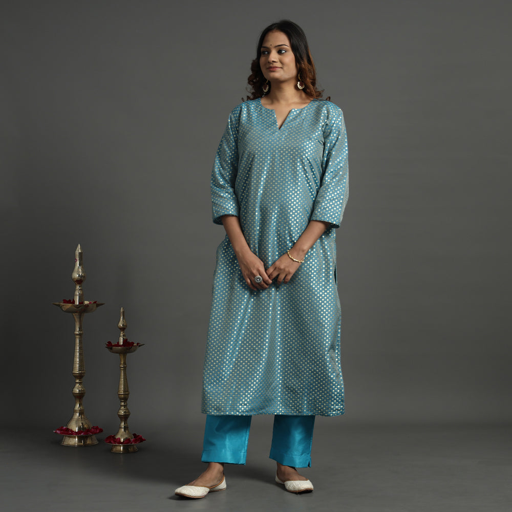 Banarasi Silk Kurta with Pant Set
