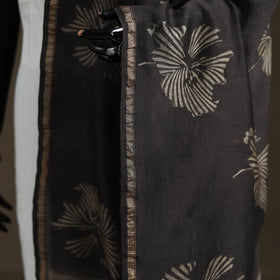 Akola Dabu Hand Block Print Chanderi Silk Handloom Dupatta 16