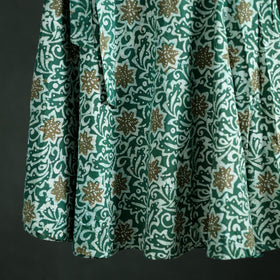 Batik Print Cotton Wrap Around Skirt 91
