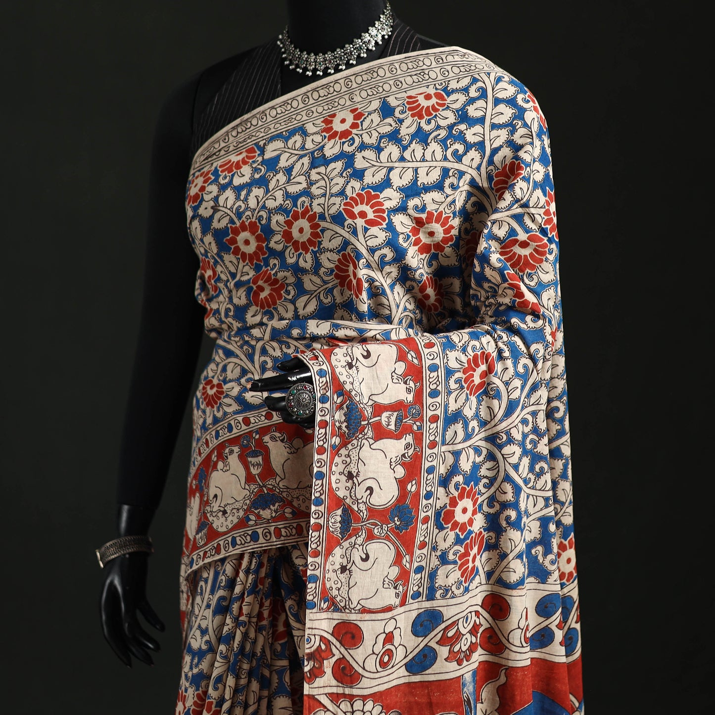 Kalamkari Printed Cotton Saree 61