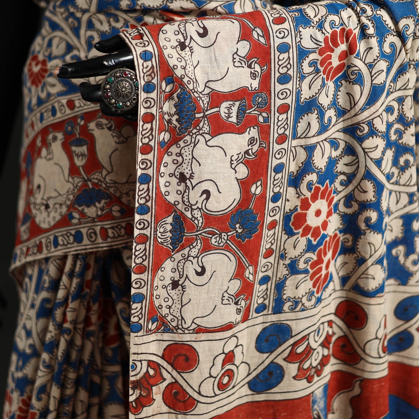 Kalamkari Printed Cotton Saree 61