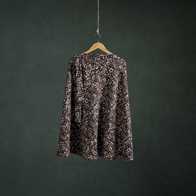 Batik Print Cotton Wrap Around Skirt 92