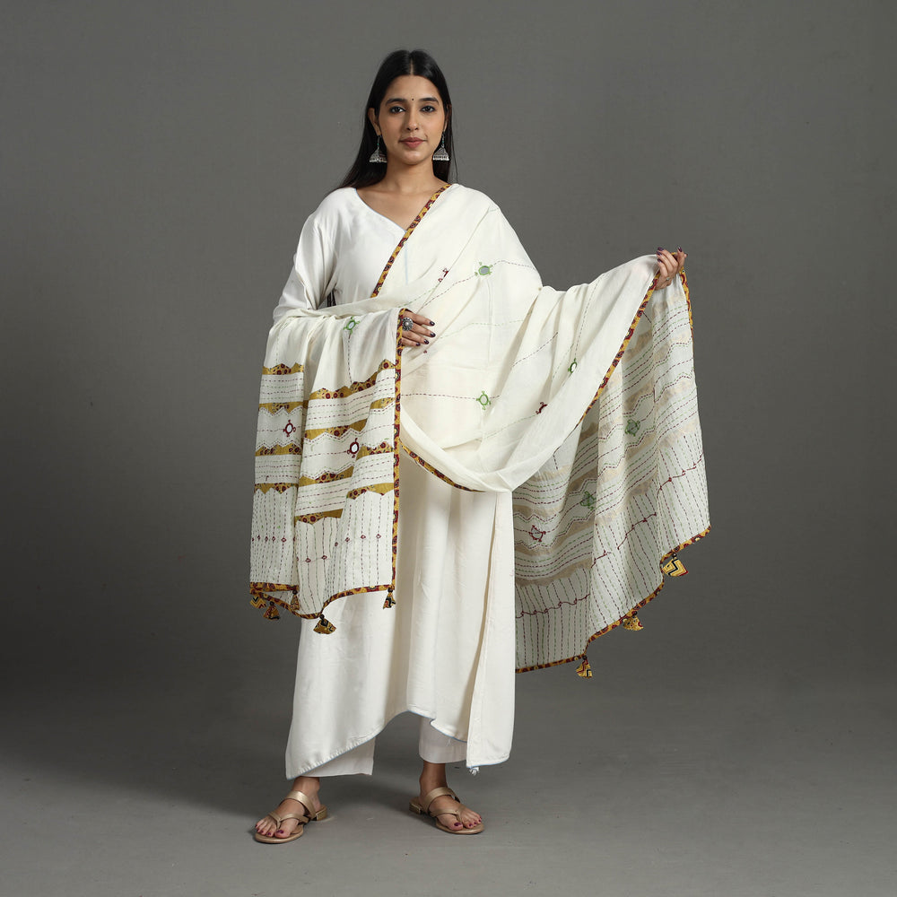 Tagai Kantha Dupatta 