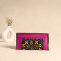 Traditional Kutch Hand Embroidery Leather Clutch / Wallet 52