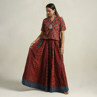 Ajrakh Patchwork Skirt 