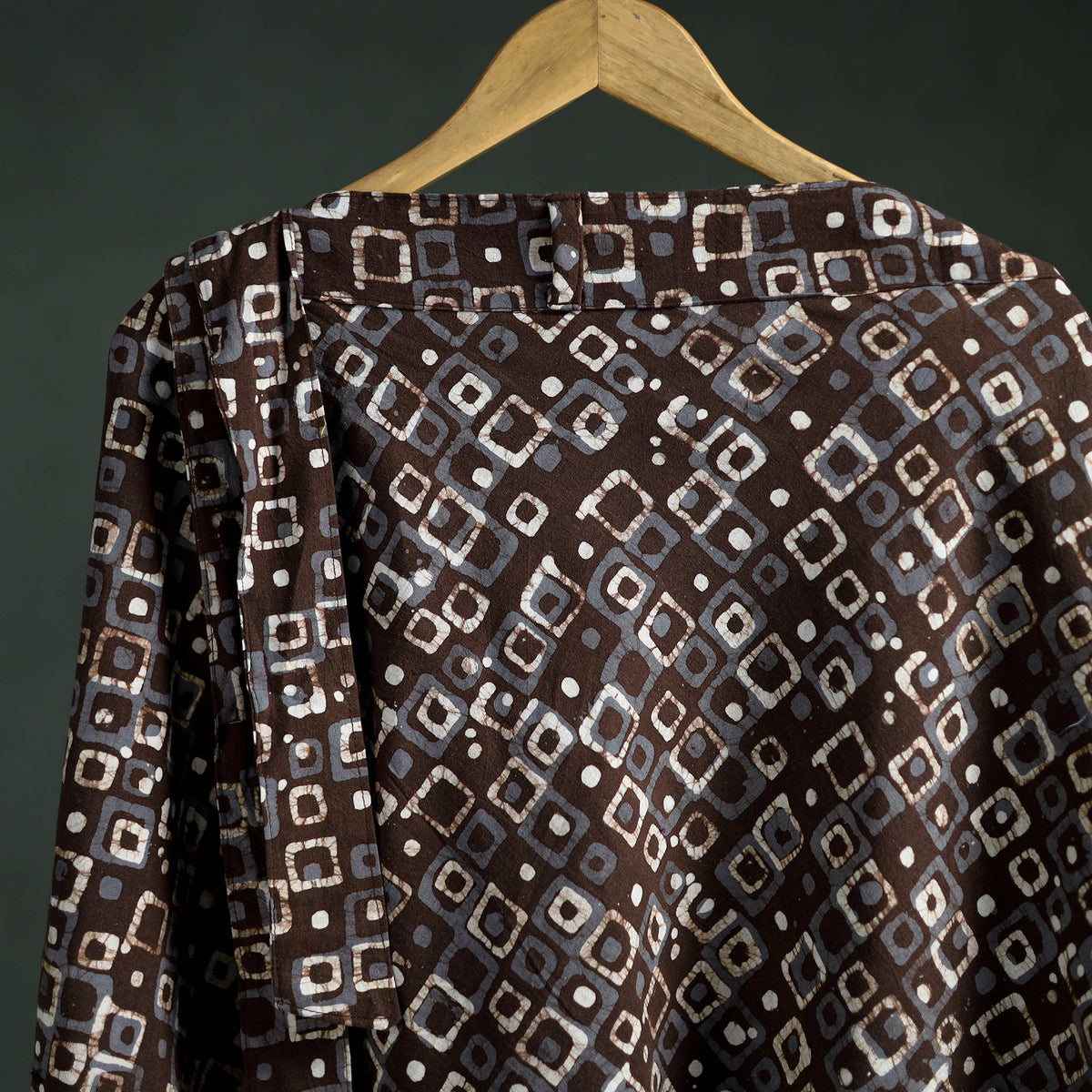 Batik Print Cotton Wrap Around Skirt 92