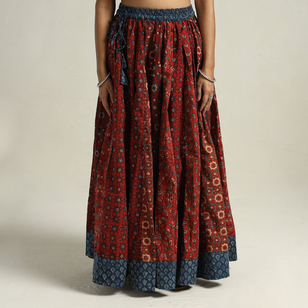 Ajrakh Patchwork Skirt 