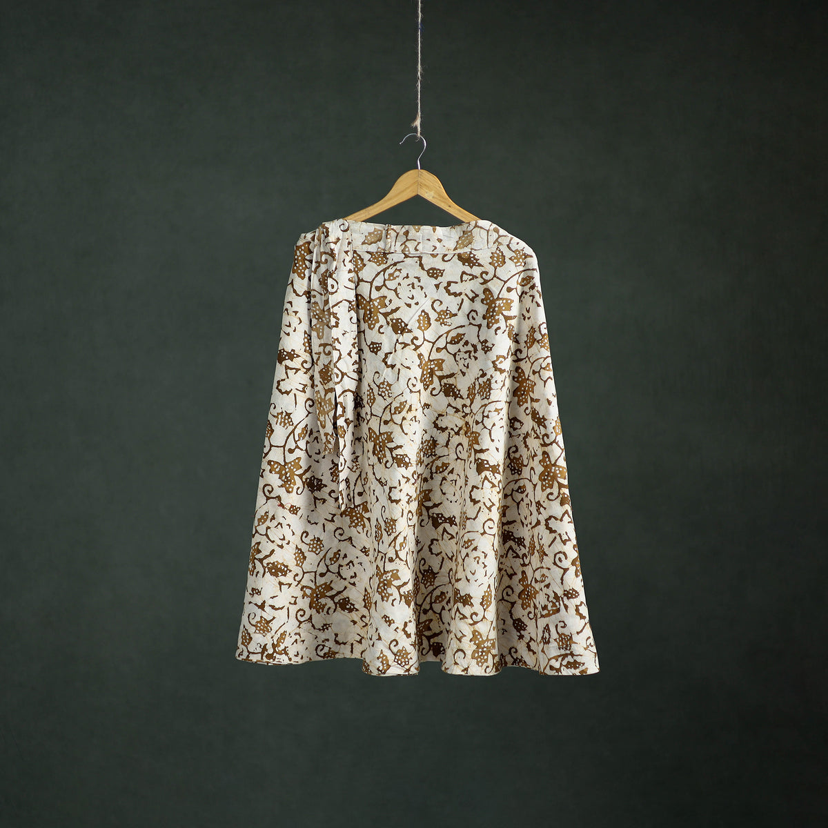 Batik Print Cotton Wrap Around Skirt 93