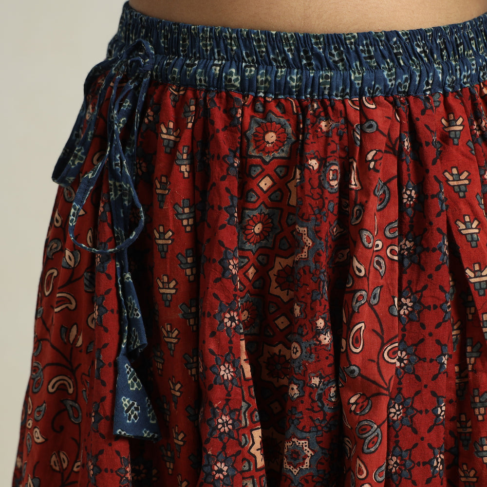 Ajrakh Patchwork Skirt 