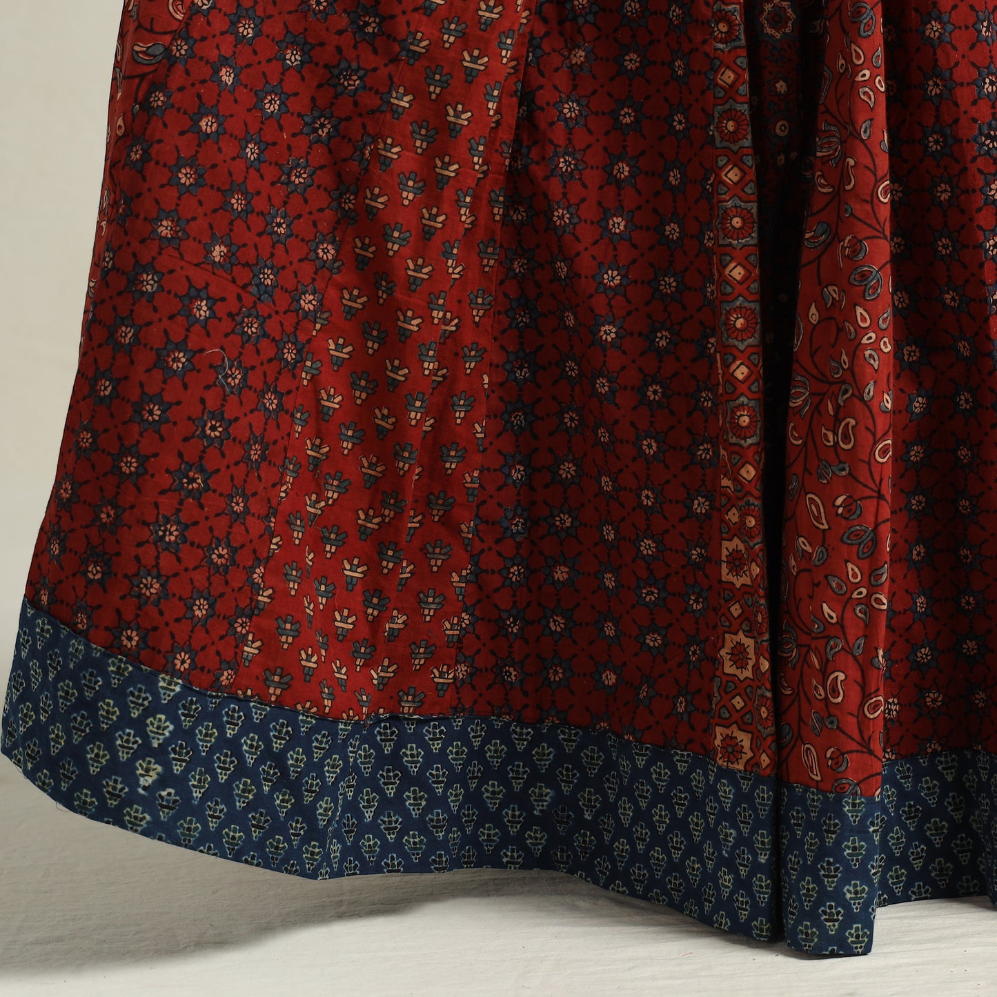 Ajrakh Patchwork Skirt 