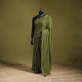 Plain Pure Mul Cotton Ready To Wear Saree 06