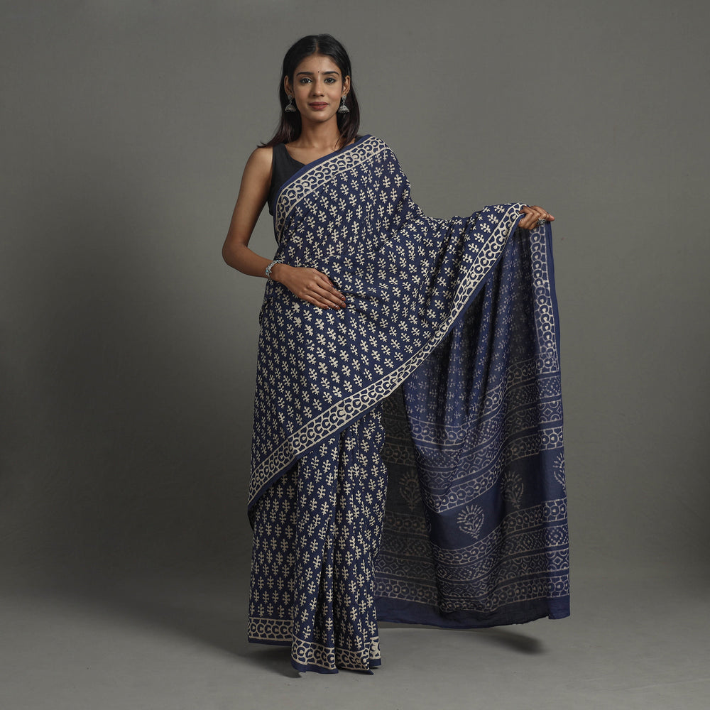 Bagru Saree