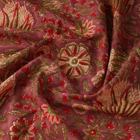 Red - Sanganeri Block Print Cotton Fabric 15