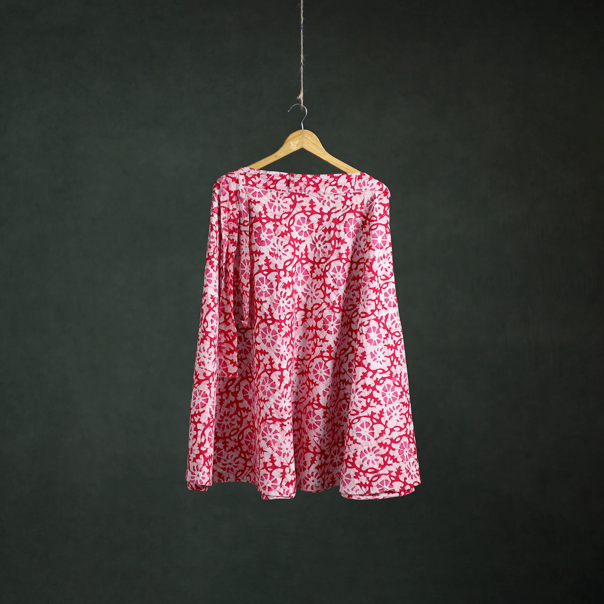 Batik Print Cotton Wrap Around Skirt 95
