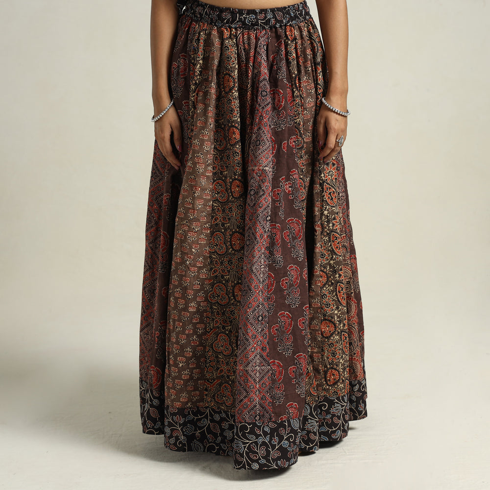 Ajrakh Patchwork Skirt 