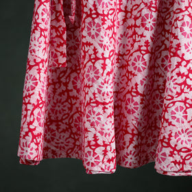 Batik Print Cotton Wrap Around Skirt 95