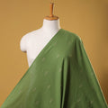 Green Prewashed Cotton Jacquard Fabric
