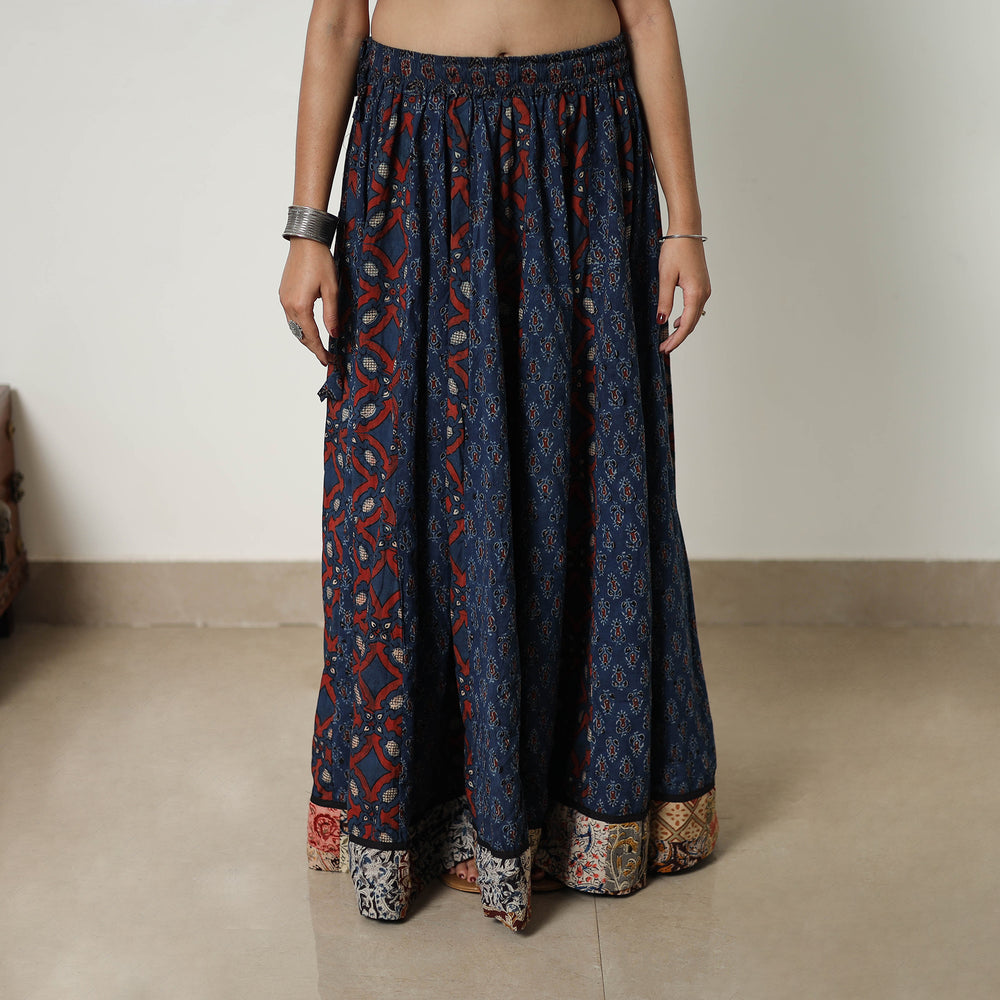 ajrakh skirt