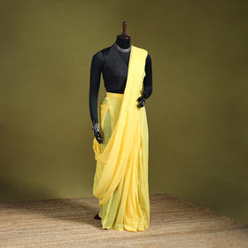 Plain Pure Mul Cotton Ready To Wear Saree 05