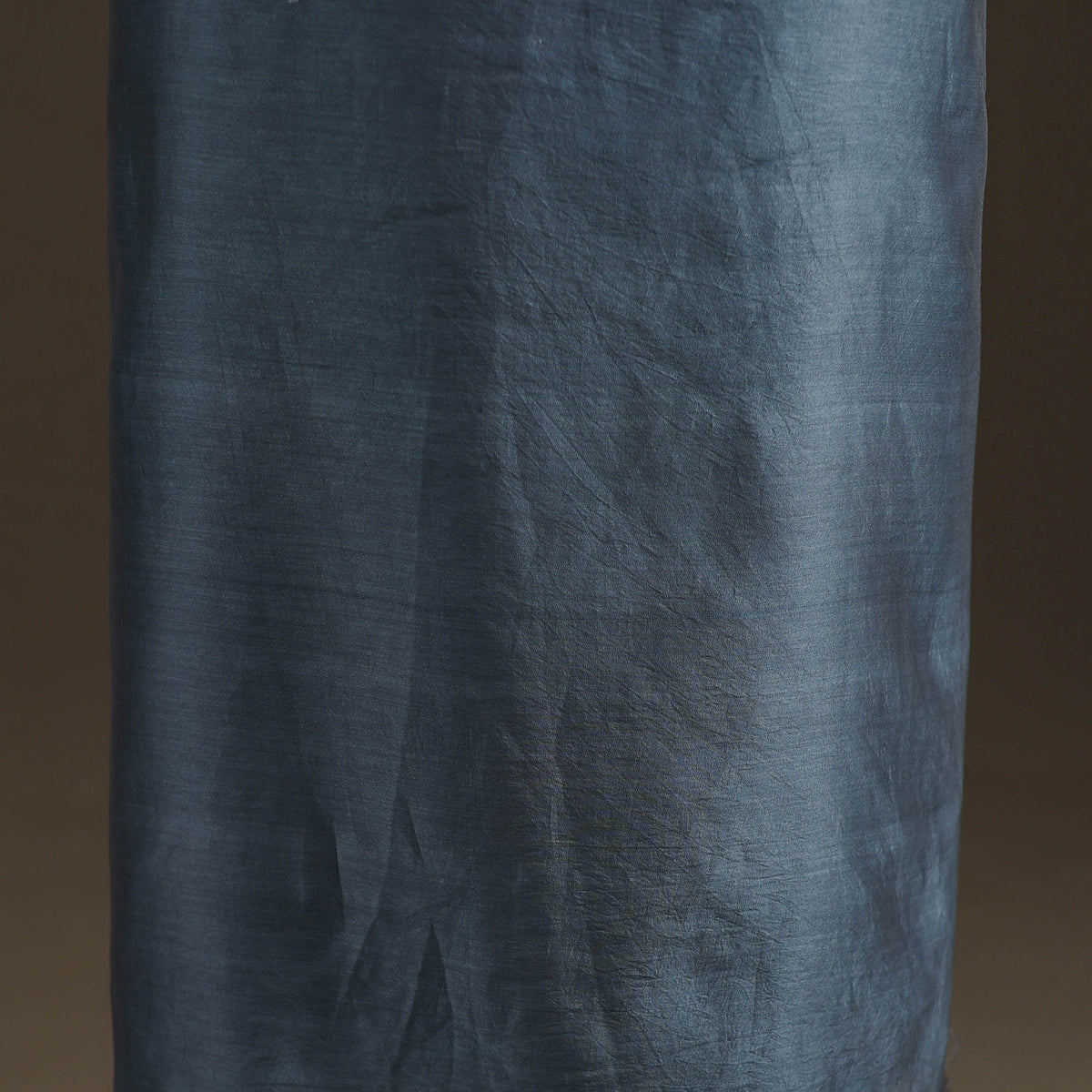 Blue - Handpainted Srikalahasti Handloom Chanderi Silk Unstitched Kurta (2.3M) 27