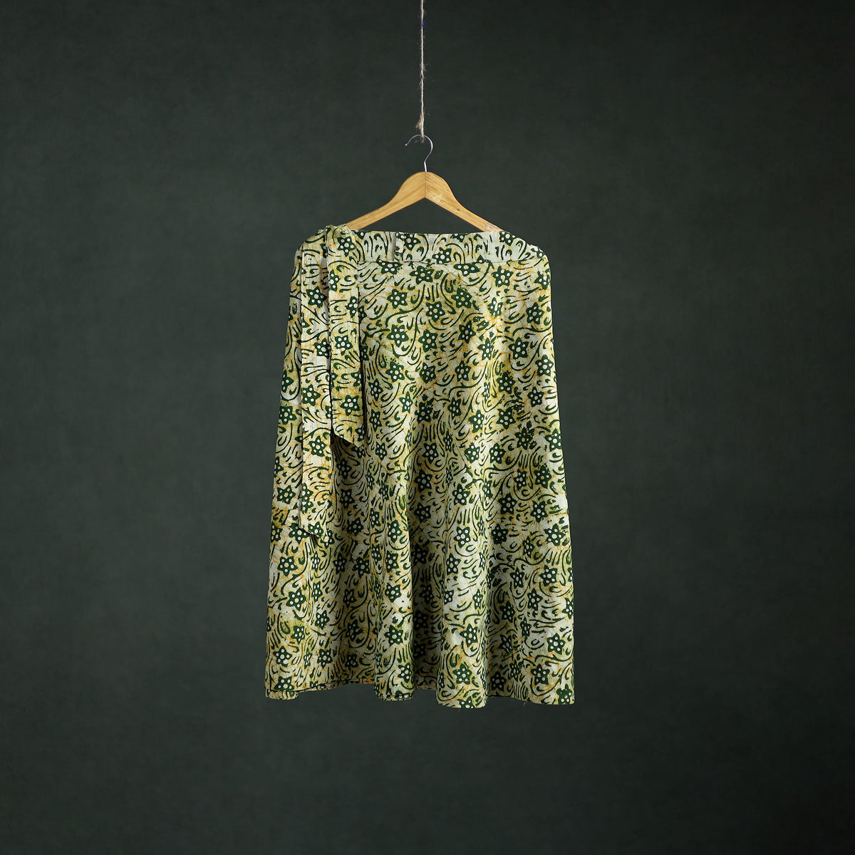 Batik Print Cotton Wrap Around Skirt 97