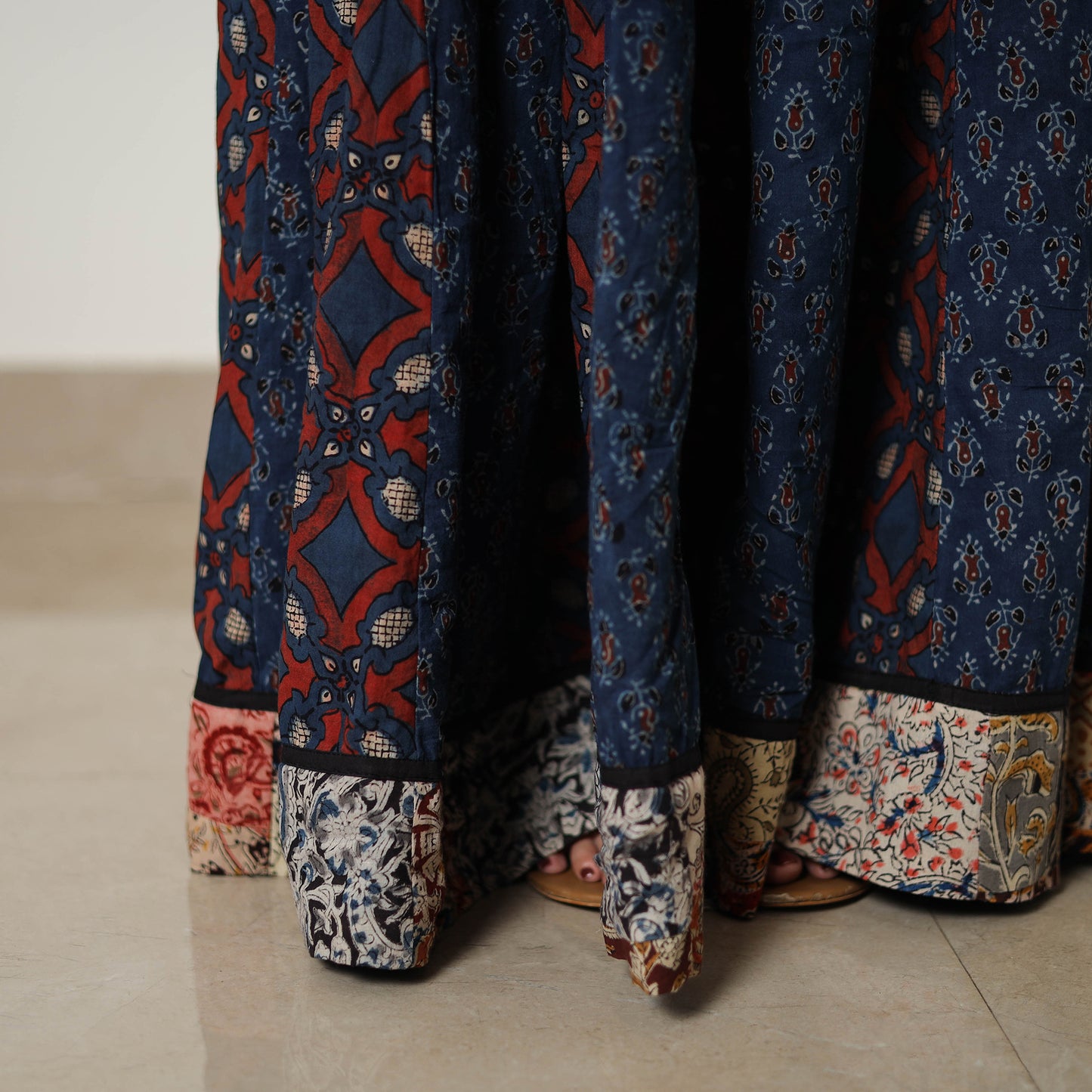 ajrakh skirt