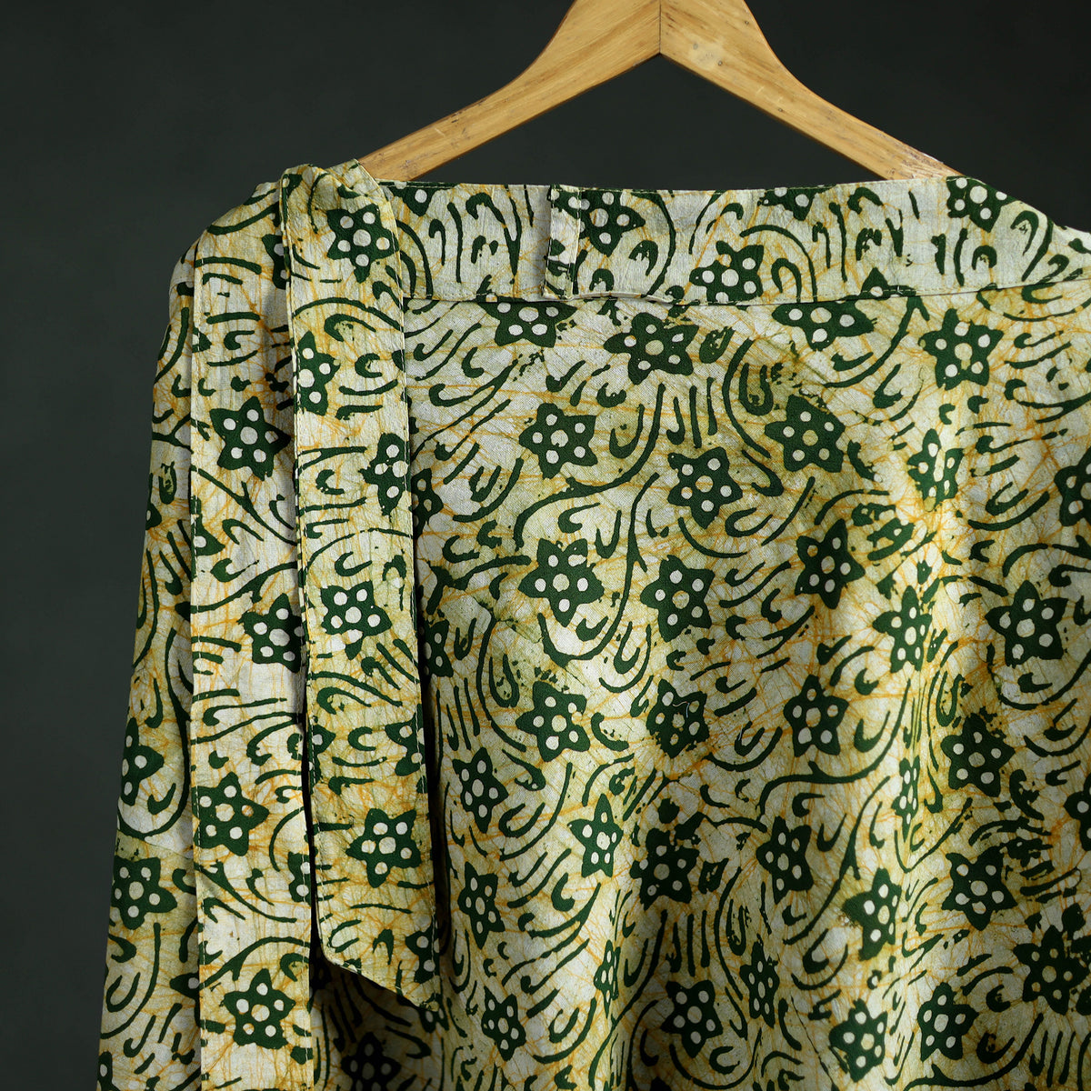 Batik Print Cotton Wrap Around Skirt 97