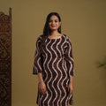 Buy Brown Tie & Dye Cotton Shibori Co-Ord Set Online