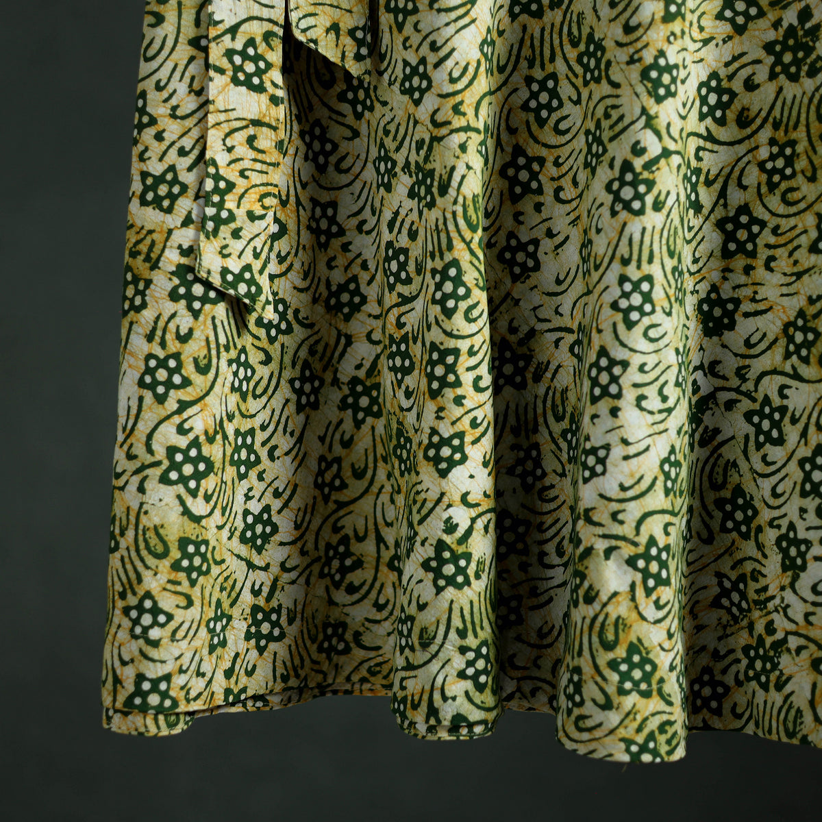 Batik Print Cotton Wrap Around Skirt 97