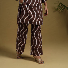 Buy Brown Tie & Dye Cotton Shibori Co-Ord Set Online