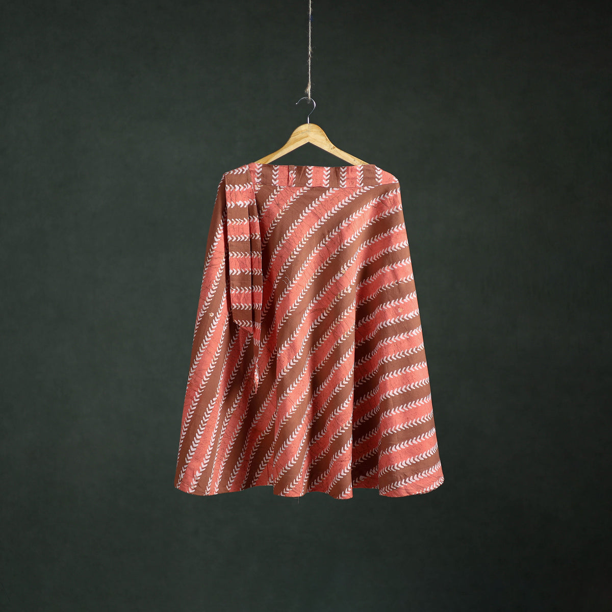 Batik Print Cotton Wrap Around Skirt 98
