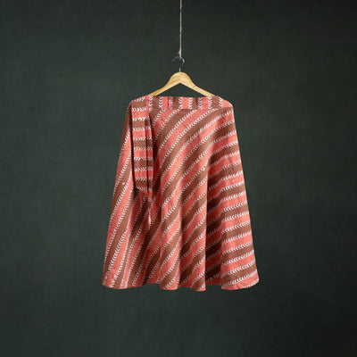 Batik Print Cotton Wrap Around Skirt 98