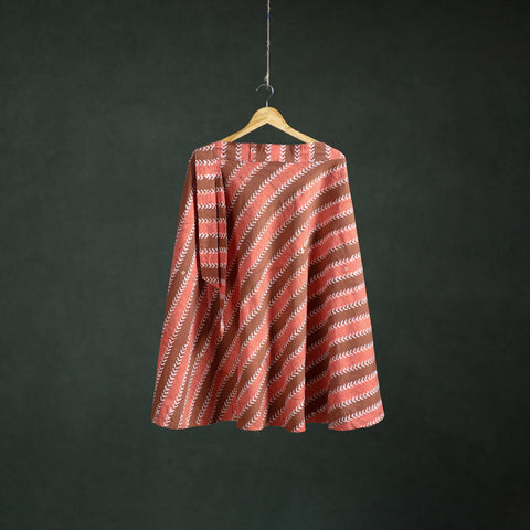 Pink - Batik Print Cotton Wrap Around Skirt 98