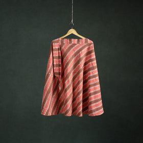 Batik Print Cotton Wrap Around Skirt 98