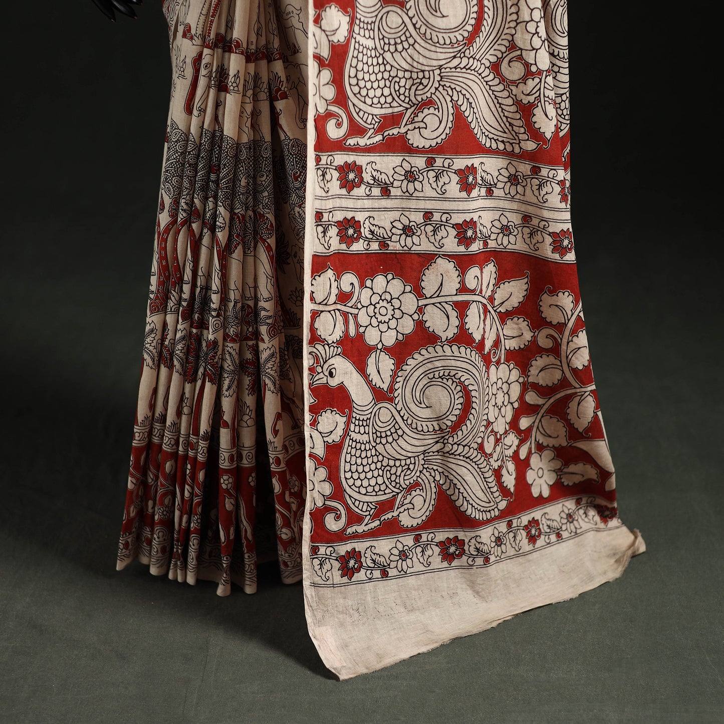 Kalamkari Printed Cotton Saree 64