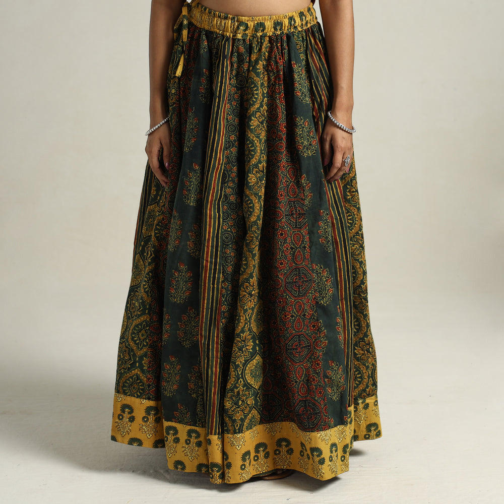 Ajrakh Patchwork Skirt 