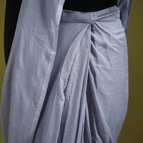 Plain Pure Mul Cotton Ready To Wear Saree 04