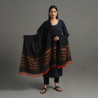 Kutch Embroidery Mirror Work Handwoven Woolen Shawl 12