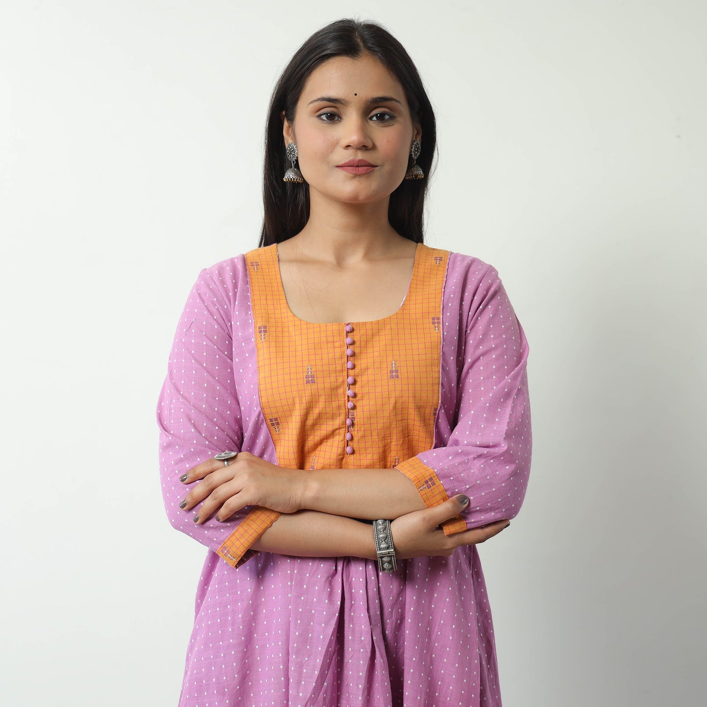 jacquard kurta