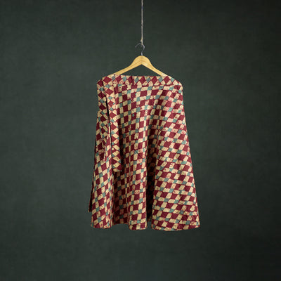 Batik Print Cotton Wrap Around Skirt 99