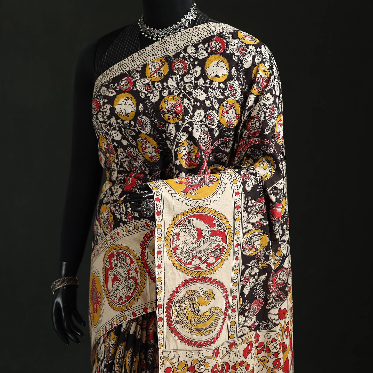 Kalamkari Printed Cotton Saree 65