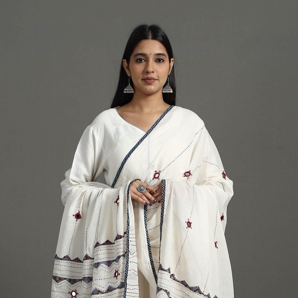 Tagai Kantha Dupatta 