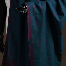 Jacquard Woven Cotton Dupatta with Tassels 04