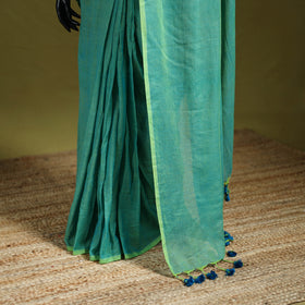 Plain Pure Mul Cotton Ready To Wear Saree 03