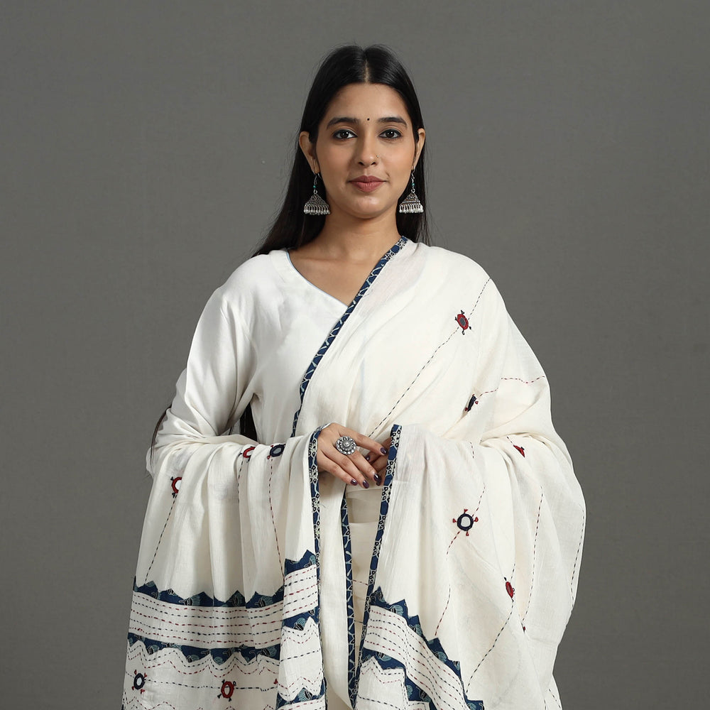 Tagai Kantha Dupatta 