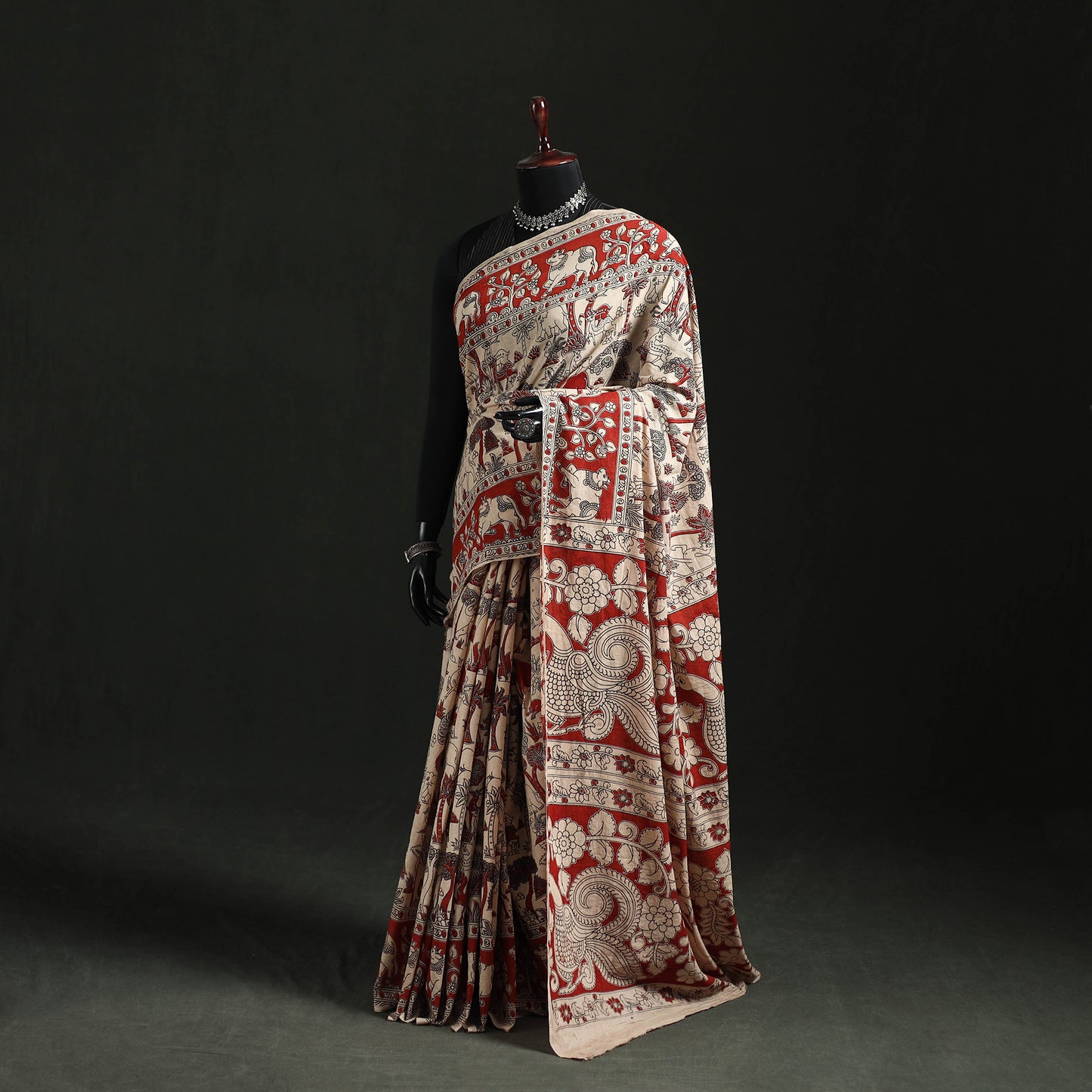 Kalamkari Printed Cotton Saree 66