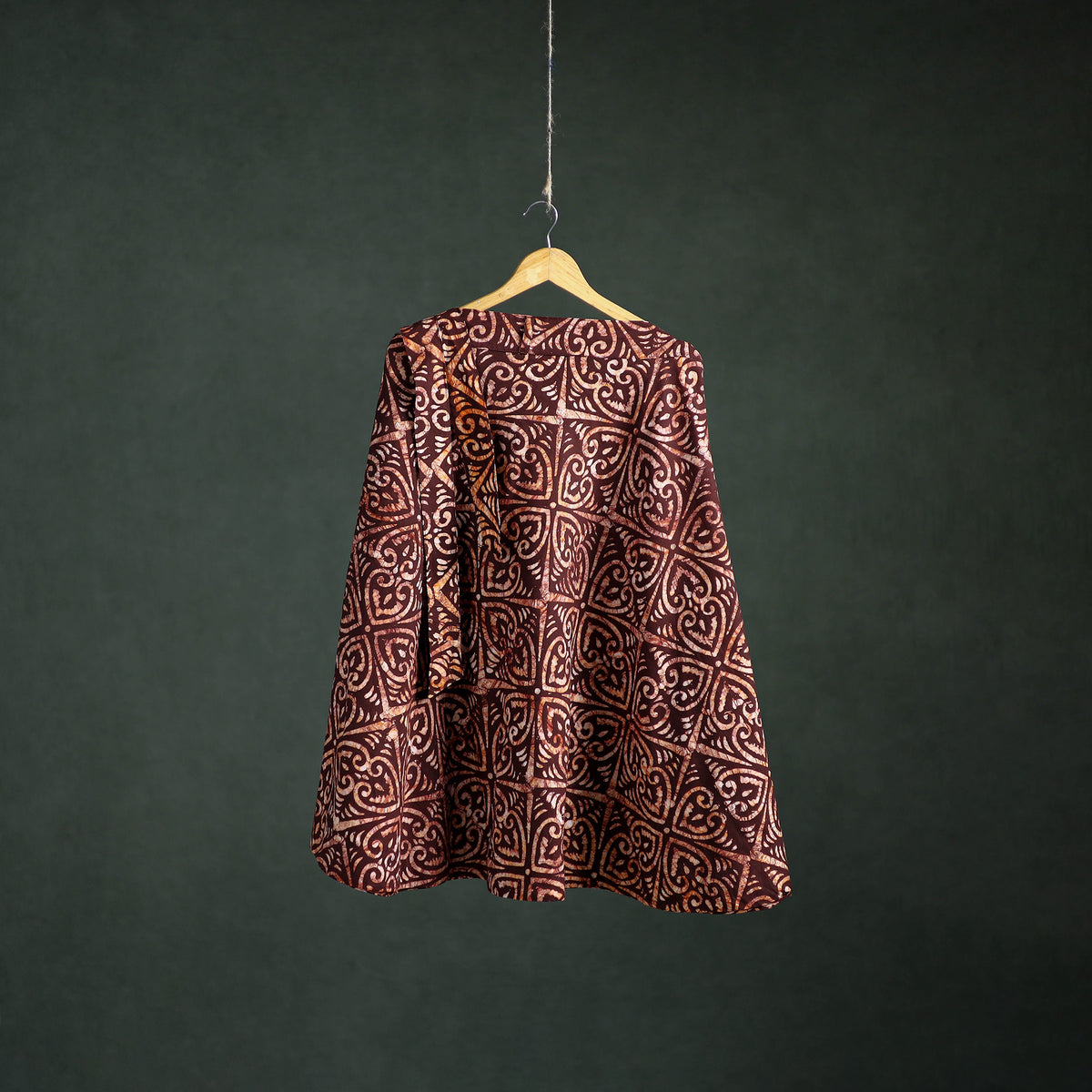 Batik Print Cotton Wrap Around Skirt 101