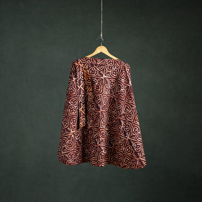 Batik Print Cotton Wrap Around Skirt 101