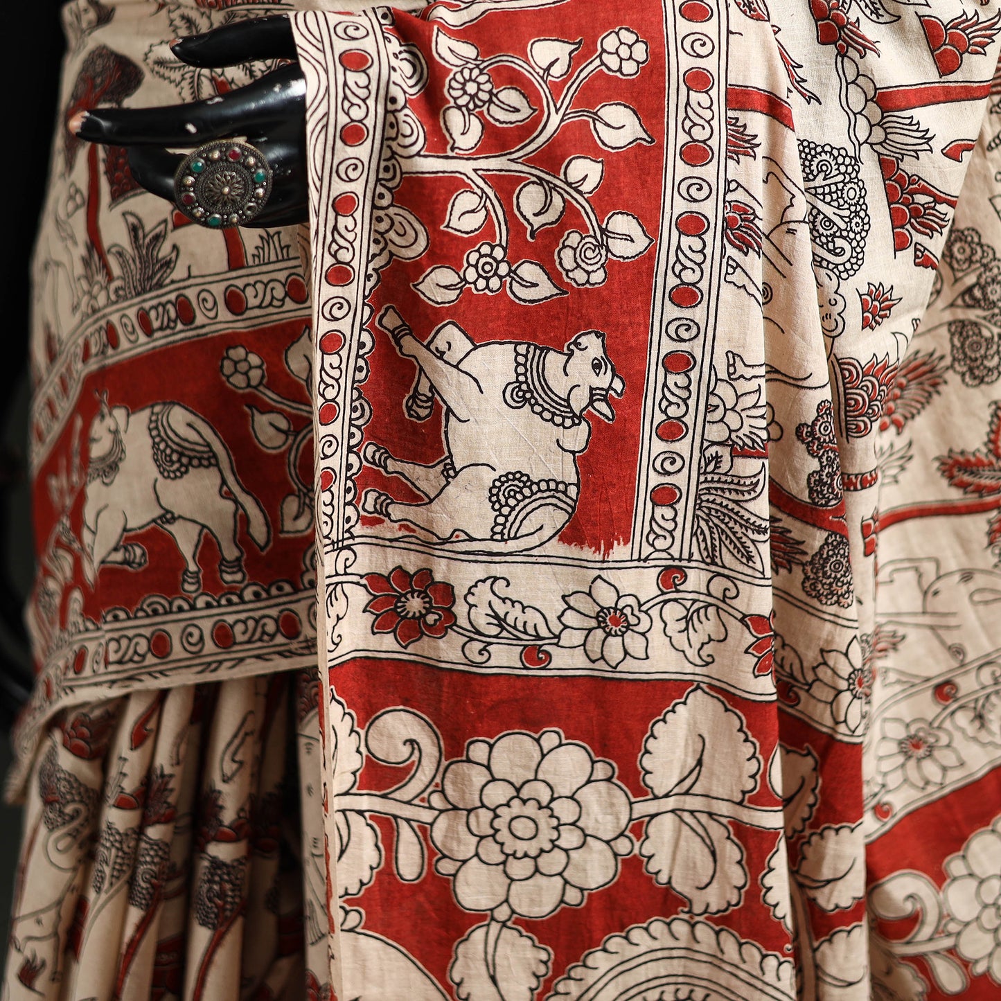 Kalamkari Printed Cotton Saree 66