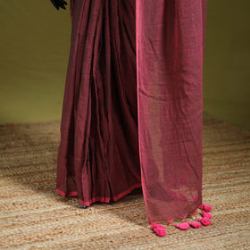 Plain Pure Mul Cotton Ready To Wear Saree 02